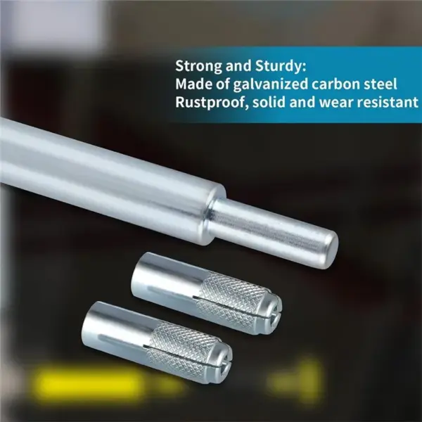 AA73 Drop In Anchors 30 Pcs, 1 Pcs Hand Setting Tool Included, 3/8"-16 Female Thread Expansion Anchors For Concrete