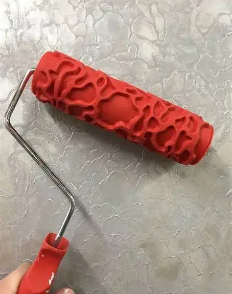 Decorative Paint Roller Pattern Embossed Texture Painting Tools for Wall Rubber Airless Pintura Machine Household Brush EG321T