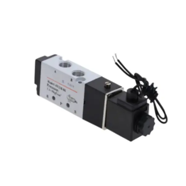 4V110-06 1/8" BSP DC 12V/24V AC 24V/36V/110V/220V 5 way 2 position Pneumatic Electric Solenoid Valve Air Aluminum