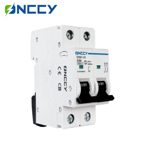 ONCCY AC MCB 2P 3P 6A 10A 16A 20A 25A 32A 40A 50A 63A 415V Mini Circuit Breaker B Curve C Curve 6KA CE CB Approved