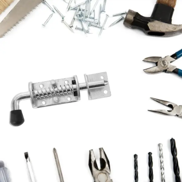 Thickened Spring Plunger Heavy Duty Industrial Latch Pin for Doors Gates Trailers Cabinets Warehouses Basements Spring Loaded