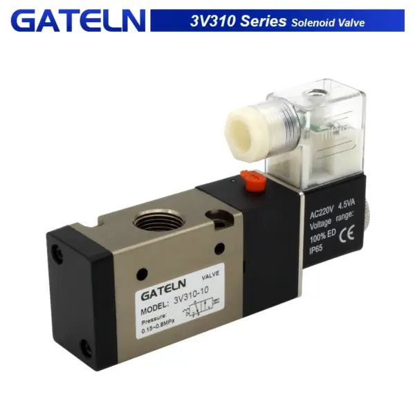 3V310-10 Solenoid valve Electromagnetic reversing valve for pneumatic components AC220V DC12V DC24V