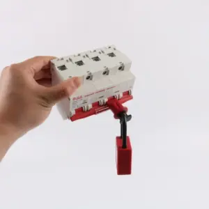 10pcs Free Shipping NT-POW Mini Circuit Breaker Lock Safety Lockout MCCB MCB Lockout Lock
