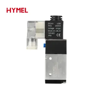 Pneumatic Fittings 3 Way 2 Position Air Directional Control Solenoid Valve DC12V DC24V AC110V AC220V 3V210-08
