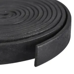 1/2/3/4M EPDM Rubber Foam Seal Strip Weather Stripping for Door Window Sliding Door Soundproof Door Seal DIY Gasket 10-30mm Wide