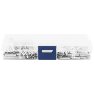 150Pcs Copper Butt Splice Wire Connectors Terminals Kit High Conductivity Crimp Splice Connectors for Electrical Wiring