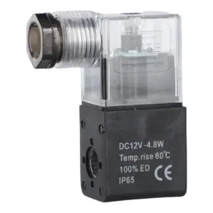 Solenoid Valve Coil DC24V 12V AC220V 110V For 4V210-08 3V110-06 4V220 4V230 Pneumatic Solenoid Valve AC380V AC220V AC110V DC24V