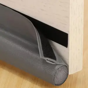 1PC 96cm/37.79inch Under Door Seal Draft Stopper Weather Stripping Seal Acustic Foam Under Door Draft Blocker Acoustic Insulatio