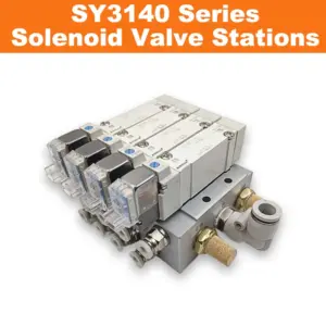 NEW Type SY3140 Series Solenoid Valve Station 5/2 Way Pneumatic Manifold SY3140-3LZD SY3140-4LZD SY3140-5LZD SY3140-6LZD