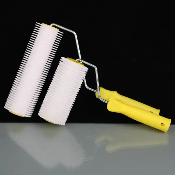 1PC 15/22CM Defoaming Drum Brush Spike Roller Latex Floor Self Compound Roller Leveling Screed Spiked Roller Paint Brush-Roller