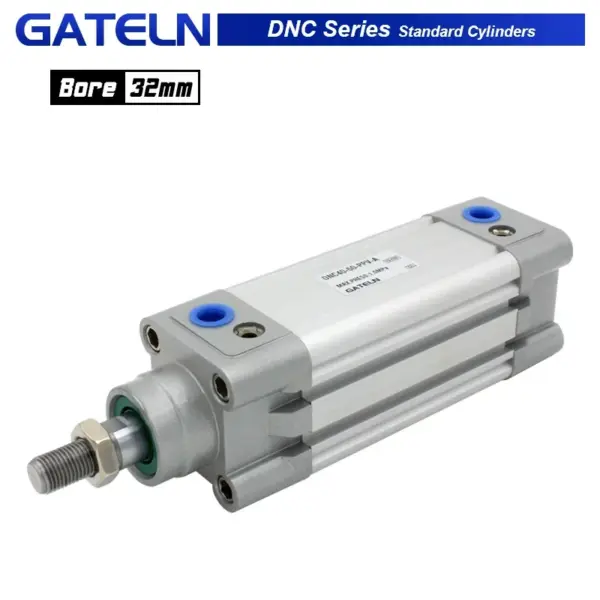 DNC32 Series Aluminum Standard Air Cylinder DNC-32-50-PPV-A DNC-32-100-PPV-A Double Acting  Pneumatic Cylinder