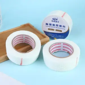 2 Roll 30M Glass Fiber Mesh Tape Self Adhesive for Wall Crack Repair and Thermal Insulation Easy to Use in Home Projects