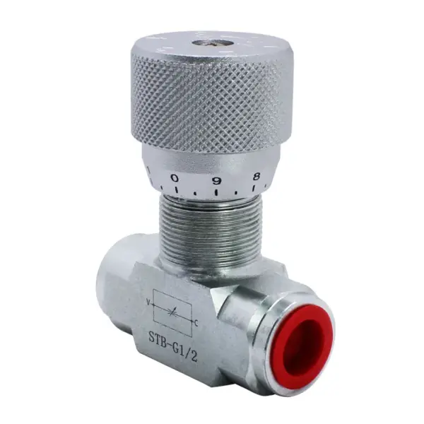 STB-G1/2 Cylinder Speed Control Valve, Flow Control Valve Hydraulic Throttle Valve STU-G1/4 STB-G3/8 STB-G1/4