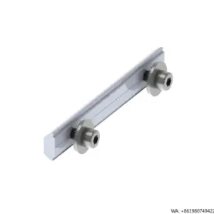 Solar PV Mounting System Roof Aluminum Rail Extension Connector with Anodized Surface 300mm Length for PV Panel Racking System