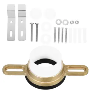1Set Urinal Flange Connector Set Wall Gasket Sealing Repair Kit Toilet Installation Urinal Replacement Parts Repair Set
