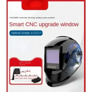 As-6000f Auto Darkening Welding Helmet Head-Mounted