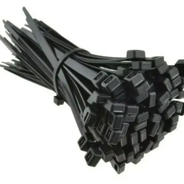 500pcs 4x 200mm Self-lock Cable Zip Ties Nylon   Black Plastic Loop Wire strap Wrap Self-locking Organiser Fasten