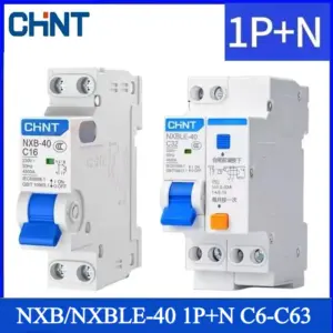 TPNL DPNL 230V 1P+N RCBO MCB Residual Current Circuit Breaker with Over and Short Current Leakage Protection 1P 40A