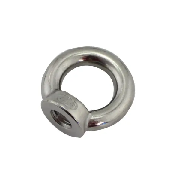 5 Pieces DIN 582 Lifting Eye Bolt Nut 304 And 316 Stainless Steel Heavy Duty Stainless Steel Eye Nuts For Marine