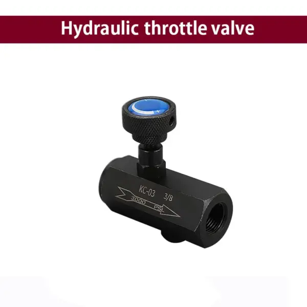 KC-02/034Hydraulic one-way throttle valve speed co0ntrol flow control valve  Straight Check Oil Pressure Flow Throttling Control