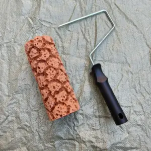 With Handle Texture Pattern Paint Roller Texture Tool M 60 Seaweed Sponge Roller Brush Pattern Tool M 80