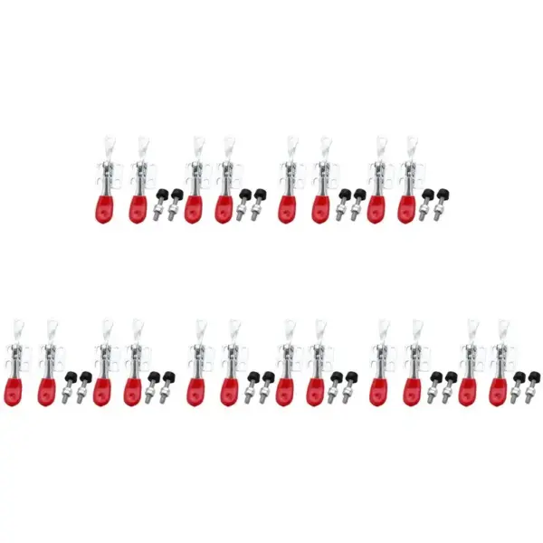 ABMH-20 PCS 60 Lbs Antislip Covered Hand Tool Toggle Clamp Horizontal Clamp 201A