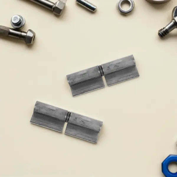 10Pcs Heavy Duty Weldable Flag Hinges 3 Inch Steel Detachable Lift Off Door Gate Hinges Trailer Ramp Metal Gate Hardware