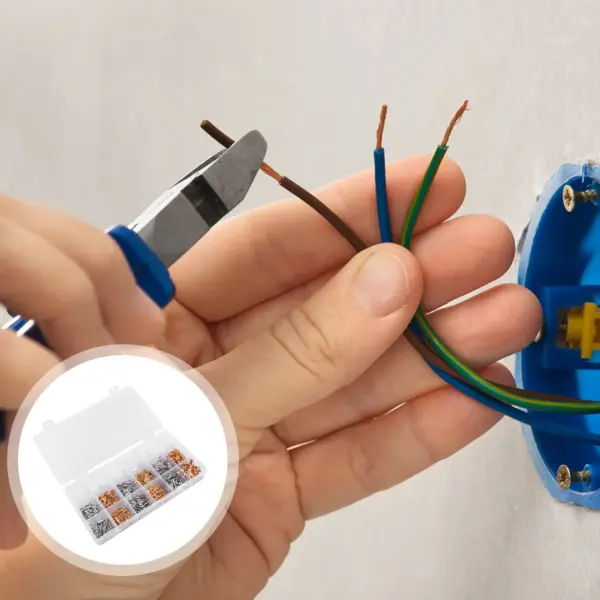 540Pcs Spring Insert Terminal Connectors Cold Pressed 2.8 4.8 6.3mm Wire Spade Connector Electrical Crimp Repair Kit