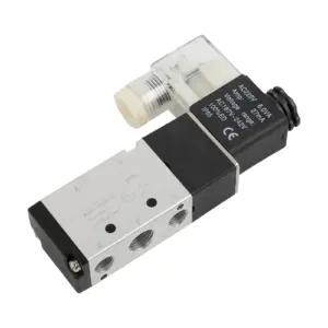 AC 220V 5 Way 2 Position Pneumatic Solenoid Valve 4V210-08 For 1/4" BSPT Air Systems 4V210-08 Solenoid Valve
