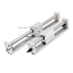 RMH Series Air Cylinder 25mm Bore RMH25 Rodless Magnetic Cylinder With Linear Guide Pneumatic Cylinder Double Acting