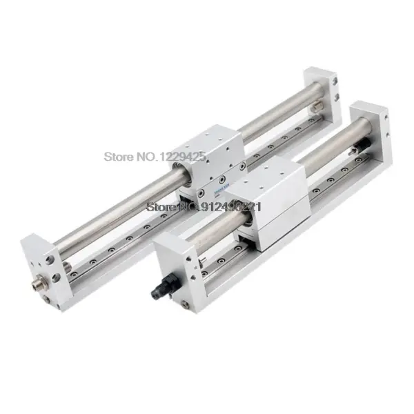 RMH Series Air Cylinder 25mm Bore RMH25 Rodless Magnetic Cylinder With Linear Guide Pneumatic Cylinder Double Acting