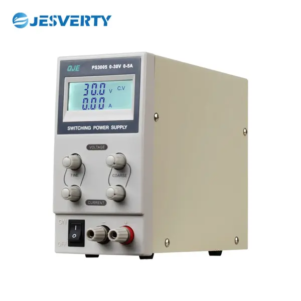 PS3005 150W Switching DC Regulated Single Bench Power Supply Variable Power Supply Encoder Knob 0-30V Three-Digit Display High