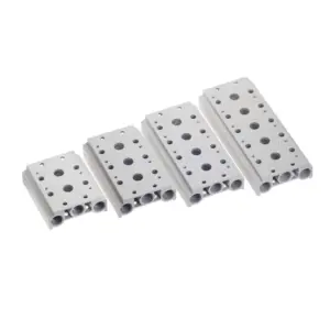 4v210 Pneumatic Solenoid Valve Manifold 100M/200M/300M-1/2/3/4/5F Solenoid Valve Base