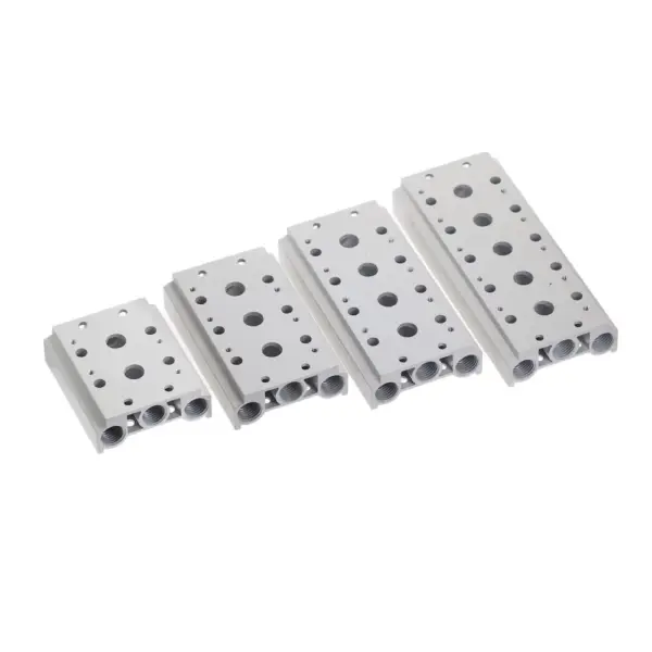 4v210 Pneumatic Solenoid Valve Manifold 100M/200M/300M-1/2/3/4/5F Solenoid Valve Base