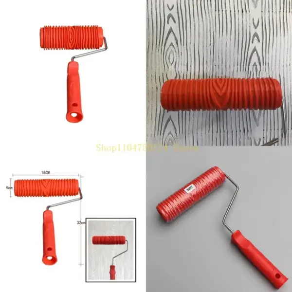 Wall Texture Art Painting Tool Pattern Roller Paint Brush Easy to Use top sale