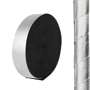 Winter Pipeline Insulation Tape Outdoor Foam Foil Fire Protection Waterproof Keep Warm Freeze Self Adhesive Pipe Tapes Sleeves