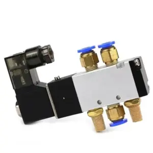 5Way 2 Position Airtac Electric Solenoid Valve 4V210-08 1/4" Port Size DC12V,24V. AC110V,220V, Pneumatic parts air control valve