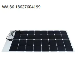 160W Bifacial Flexible Solar Panel, IP68 Waterproof Junction Box, High Efficiency Outdoor PV Power Module