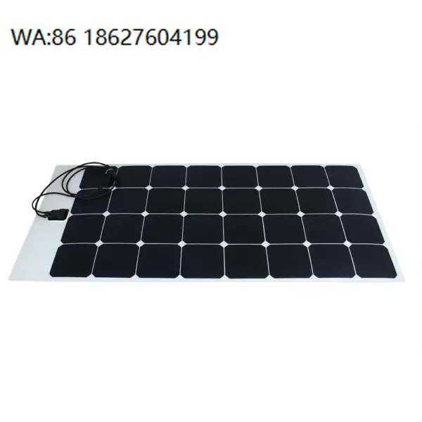 160W Bifacial Flexible Solar Panel, IP68 Waterproof Junction Box, High Efficiency Outdoor PV Power Module