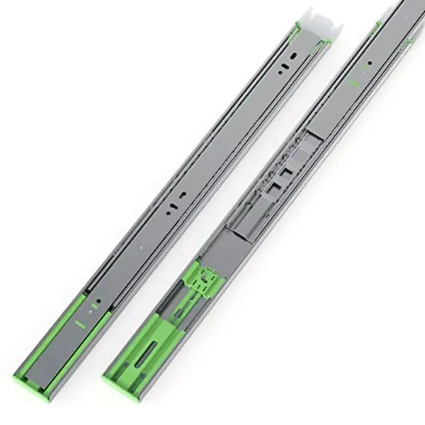 Pairs Heavy Duty Soft Close Drawer Slides 50 Lb Load Capacity Full Extension Ball Bearing Side Mount Drawer Runner Rv Tool Box