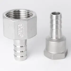 304 Stainless Series Steel 1/8" 1/4" 3/8" 1/2"BSP Male Thread Pipe Fitting pagoda Coupling Air Hose Connector