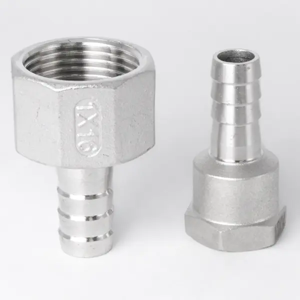 304 Stainless Series Steel 1/8" 1/4" 3/8" 1/2"BSP Male Thread Pipe Fitting pagoda Coupling Air Hose Connector