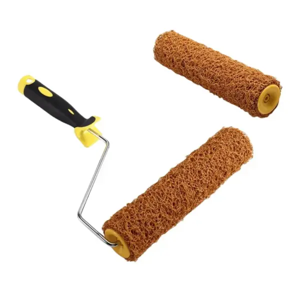 AB41-Pattern Art Sponge Paint Roller Small Fast& Easy For Texture Painting Decorator Brush Tool For Home Wall