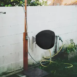 Retractable Wall Mounted Insulated Hose Cover Waterproof UV Resistant Cord Reel Cover Fabric Storing Cart Dust Accessory Lawn
