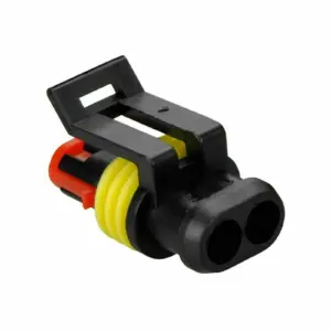 2 Pin Electrical Connector Kit 10 Pack for Vehicle Wiring Repair Marine RV Boat and Light Duty Truck Applications
