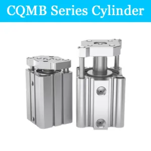 NEW Type CQMB12/16/20/25/32/40/50 No Magnet Stroke 5-100mm Thin AIR Cylinder Double Acting Guide Rod Compact Pneumatic Cylinder