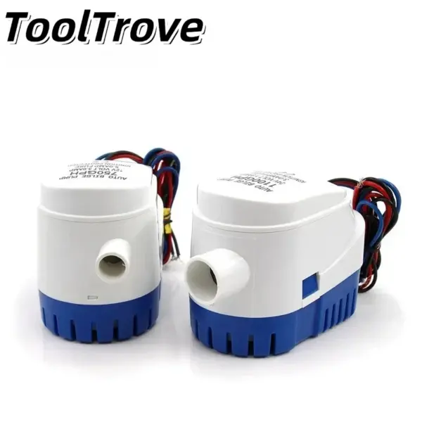 12V/24V 1100GPH Automatic Bilge Pump DC Submersible Water Pump Yacht Bilge Pump with Float Switch