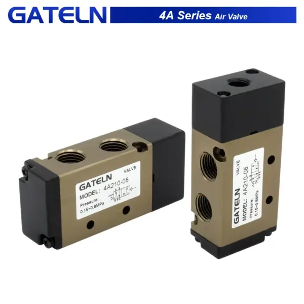 Single and double air control valve 4A210-08/110-06/310-10 4A220-08 pneumatic small cylinder reversing valve pneumatic valve