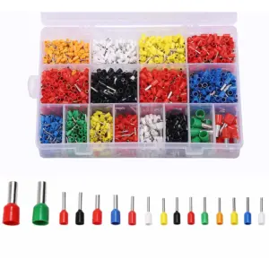 2120 Pcs Insulated Cord Pin End Terminal Bootlace Ferrules Kit Wire Copper Set