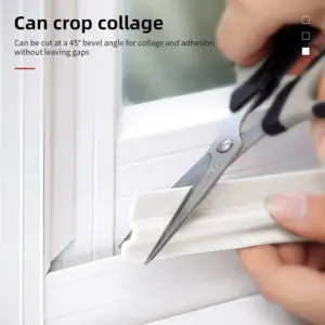 2M Wearable Sliding Window Weather Strip Soundproofing Foam Door Bottom Seal Tape Dustproof Self Adhesive Window Gap Hardware